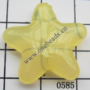 Star Acrylic Beads 27mm Hole:1.5mm Sold by kg
