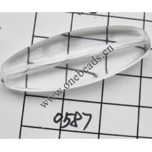 Flat Oval Acrylic Beads 17x45mm Hole:2mm Sold by kg