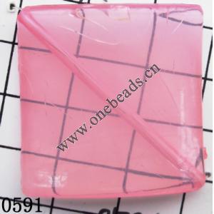 Square Acrylic Beads 31mm Hole:1mm Sold by kg