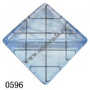 Square Acrylic Beads 47mm Hole:2mm Sold by kg