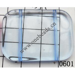 Rectangle Acrylic Beads 32x45mm Hole:1mm Sold by kg