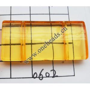 Rectangle Acrylic Beads 46x22mm Hole:1.5mm Sold by kg