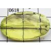 Faceted Flat Oval Acrylic Beads 19x34mm Hole:1mm Sold by kg