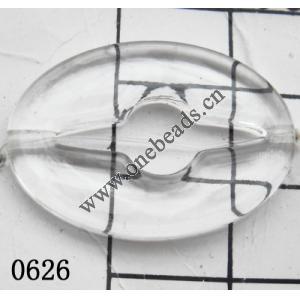 Acrylic Beads 27x19mm Hole:1mm Sold by kg