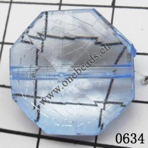 Faceted Polygon Acrylic Beads 23mm Hole:1mm Sold by kg