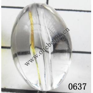 Oval Acrylic Beads 12x16mm Hole:1mm Sold by kg
