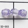 Faceted Drum Acrylic Beads 4x4mm Hole:1mm Sold by bag