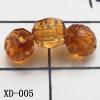 Faceted Drum Acrylic Beads 6x6mm Hole:1mm Sold by bag
