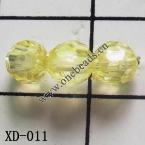 Faceted Round Acrylic Beads 5mm Sold by bag