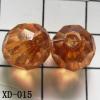 Faceted Round Acrylic Beads 10mm Hole:2mm Sold by bag