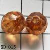 Faceted Round Acrylic Beads 10mm Hole:2mm Sold by bag