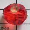 Faceted Round Acrylic Beads 12mm Hole:2mm Sold by bag