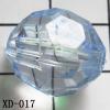Faceted Round Acrylic Beads 14mm Hole:2mm Sold by bag
