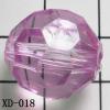 Faceted Round Acrylic Beads 16mm Hole:2mm Sold by bag