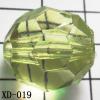 Faceted Round Acrylic Beads 18mm Hole:2mm Sold by bag