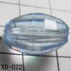 Faceted Drum Acrylic Beads 12x18mm Hole:2mm Sold by bag