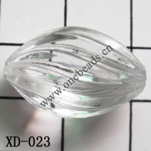 Twist Drum Acrylic Beads 14x22mm Hole:1mm Sold by bag