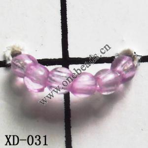 Round Acrylic Beads 2mm Sold by bag