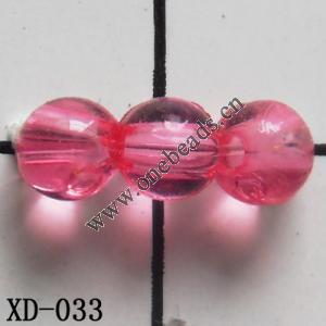 Round Acrylic Beads 4mm Sold by bag