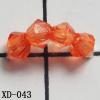 Bicone Acrylic Beads 3mm Hole:0.5mm Sold by bag