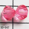 Bicone Acrylic Beads 8mm Hole:1mm Sold by bag