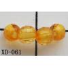 Faceted Round Acrylic Beads 4mm Hole:1mm Sold by bag