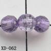 Faceted Round Acrylic Beads 5mm Hole:1mm Sold by bag