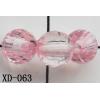 Faceted Round Acrylic Beads 6mm Hole:1mm Sold by bag