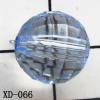 Faceted Round Acrylic Beads 12mm Hole:1.5mm Sold by bag