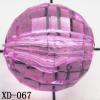 Faceted Round Acrylic Beads 14mm Hole:1.5mm Sold by bag