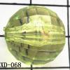 Faceted Round Acrylic Beads 16mm Hole:2mm Sold by bag