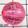 Faceted Round Acrylic Beads 18mm Hole:2mm Sold by bag