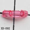 Tube Acrylic Beads 3x2mm Hole:0.5mm Sold by bag