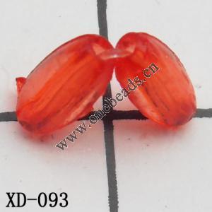 Tube Acrylic Beads 3x6mm Hole:0.5mm Sold by bag
