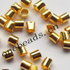 Copper crimp tube beads, seamless, Lead-free,1.5x1.5mm. Sold by Bag