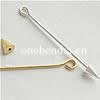 Brass Eyepin, No cone Lead-Free 25mm, Sold by PC
