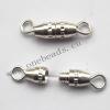 Turnbuckle Clasps, Brass, 14x4mm, Sold by Bag