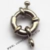 Brass Spring Ring Clasp, 9mm, Sold by Bag