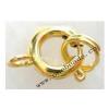 Spring Rings Clasps, Brass, 18mm, Sold by PC