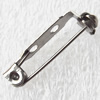 Iron Safety Brooch Pin,20x4.5mm, Sold by bag