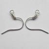 Copper Earring Hook, Nickel-free 14mmx18mm, hole: 2mm  Sold by bag