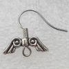 Iron Hook/Hoop Earwires, Pb-free 6x16mm, Sold by bag