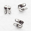 Bead Tips, Copper Lead-Free, 1.5mm hole: 1.5mm, Sold by Bag