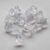 Earring Backs, Plastic, 4mm long, 4mm wide, hole: 1mm Sold by Bag