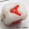 Handmade Lampwork Beads, Trapezium 11x9mm Hole=1.5mm, Sold by PC