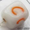 Handmade Lampwork Beads, Trapezium 10x9mm Hole=1.5mm, Sold by PC