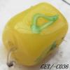 Handmade Lampwork Beads, Trapezium 10x9mm Hole=1.5mm, Sold by PC