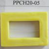 Handmade Lampwork Beads, Hollow Rectangular 24x34x9mm, Sold by PC