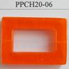 Handmade Lampwork Beads, Hollow Rectangular 24x34x10mm, Sold by PC