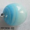 Lampwork Beads, Round 12x12mm Hole=2mm, Sold by PC